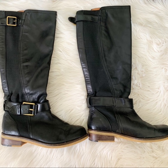lucky brand tall black boots
